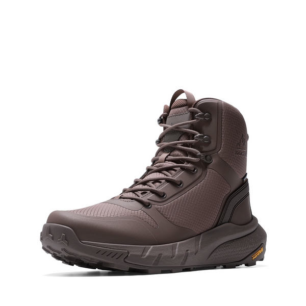 Men's Waterproof Seamless Oxford Work Boots - BROWN -  0