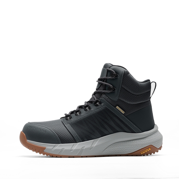 Men's Waterproof Tactical Composite Toe Work Boots - GREY - 1