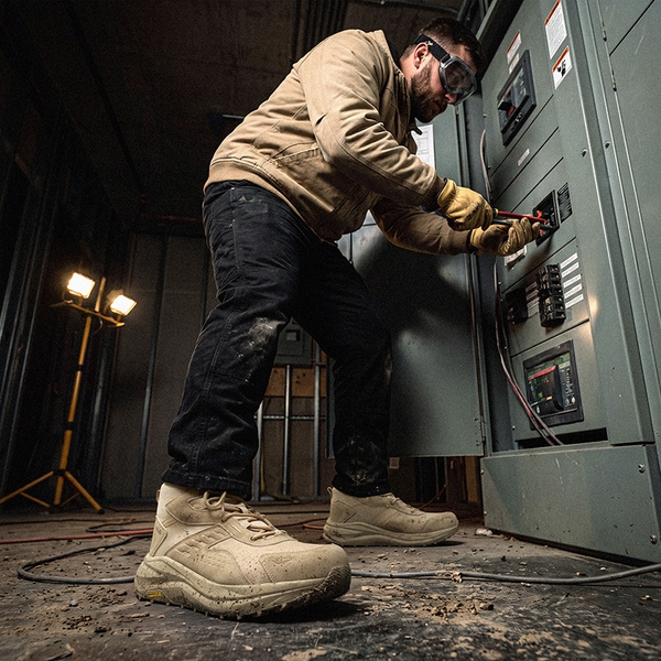Men's Wide Toe Box Waterproof Composite Toe Boots | Low-Drop & EH