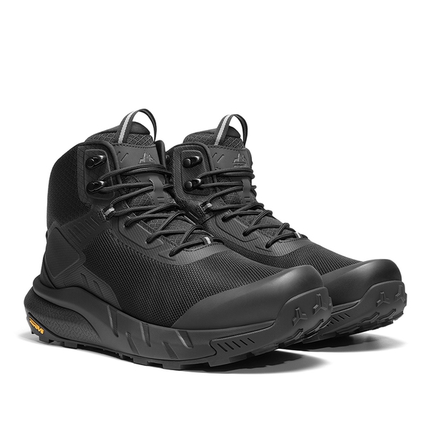 Men's Tactical & Military Work Boots with Arch Support - BLACK - 2