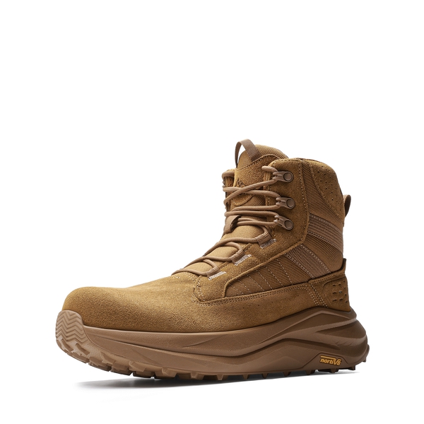 Men's Wide Toe Box Side-Zip Composite Toe Work Boots - COYOTE -  0