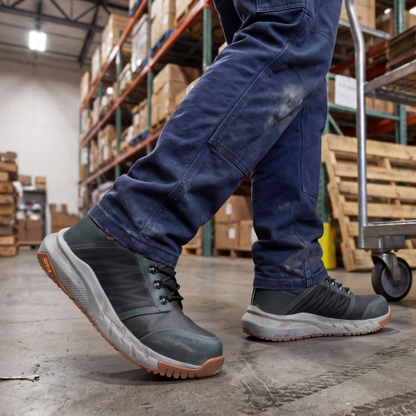 Men's Waterproof Tactical Composite Toe Work Boots - GREY - 6