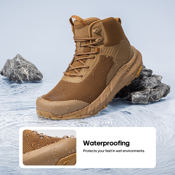 Men's Tactical & Military Work Boots with Arch Support - COYOTE - 3
