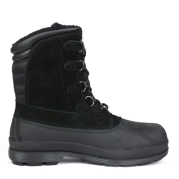 Men's Waterproof Winter Snow Boots - BLACK - 3