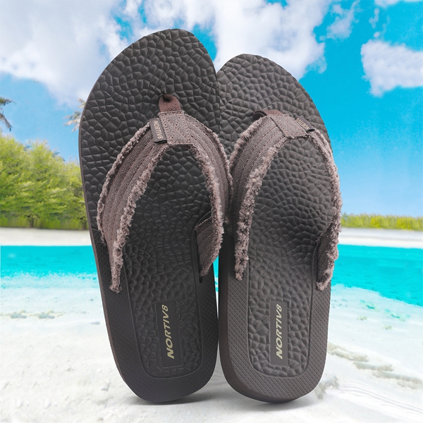 Men's EVA Thong Flip Flops - COFFEE - 1