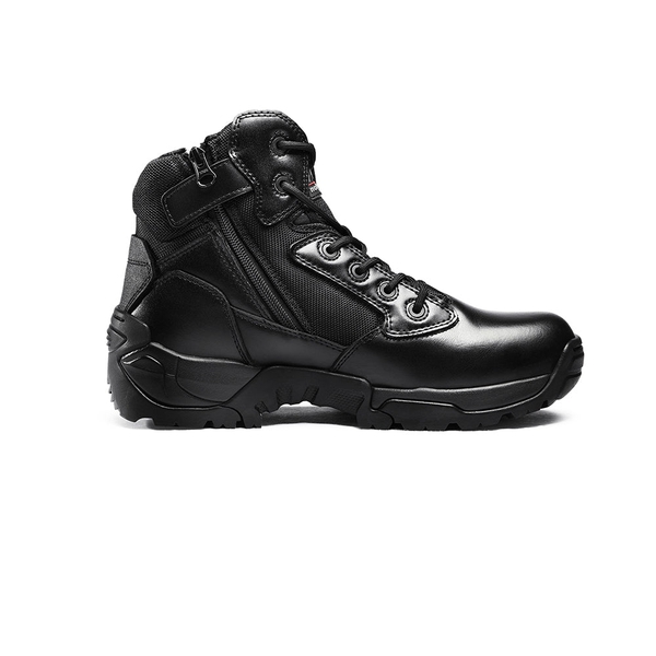 Men's Steel Toe Cap Work Boots - BLACK - 1
