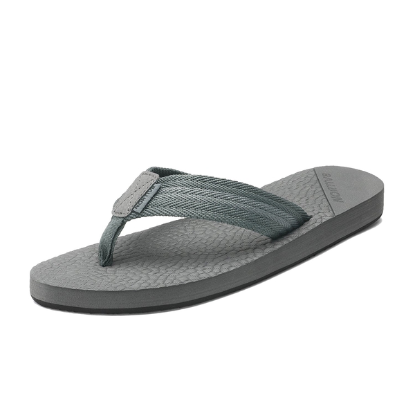Men's Thong Flip Flops - GREY -  0