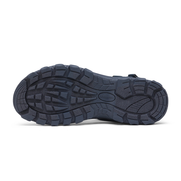 Men's Open Toe Sports Sandals - DARK BLUE GREY - 4