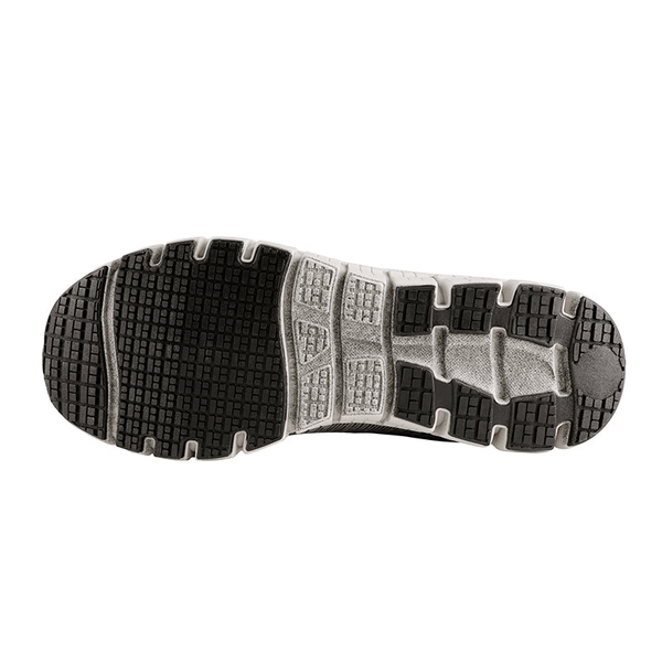 Men's Toe Cap Knitted Work Shoes - GREY - 4