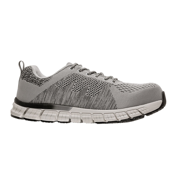 Men's Toe Cap Knitted Work Shoes - GREY - 2