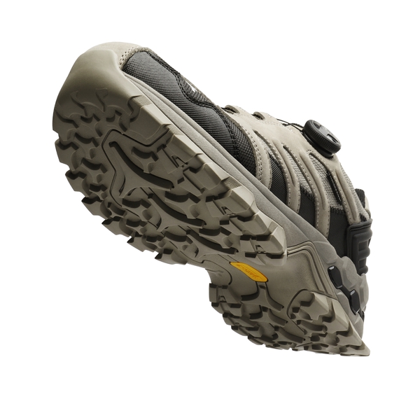 [Polar Bear Series] Men's Leather Non-Slip Hiking Shoes - GREY - 2