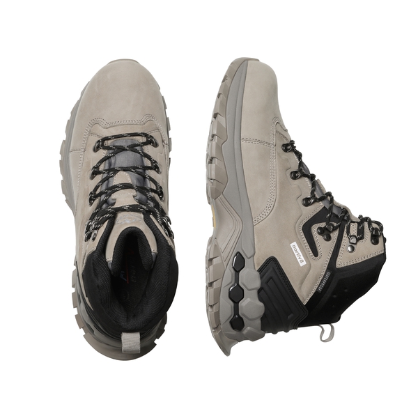 [Polar Bear Series] Men's Waterproof Trekking Trail Non-Slip Hiking Boots - GREY - 3