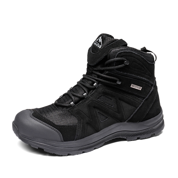 Men's Security Military Combat Boots - BLACK -  0
