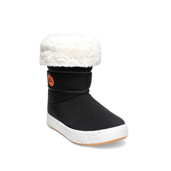 Women's Mid-Calf Water Resistant Winter Boots - BLACK - 1
