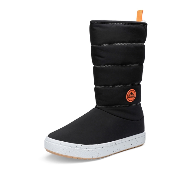 Women's Mid-Calf Water Resistant Winter Boots - BLACK -  0