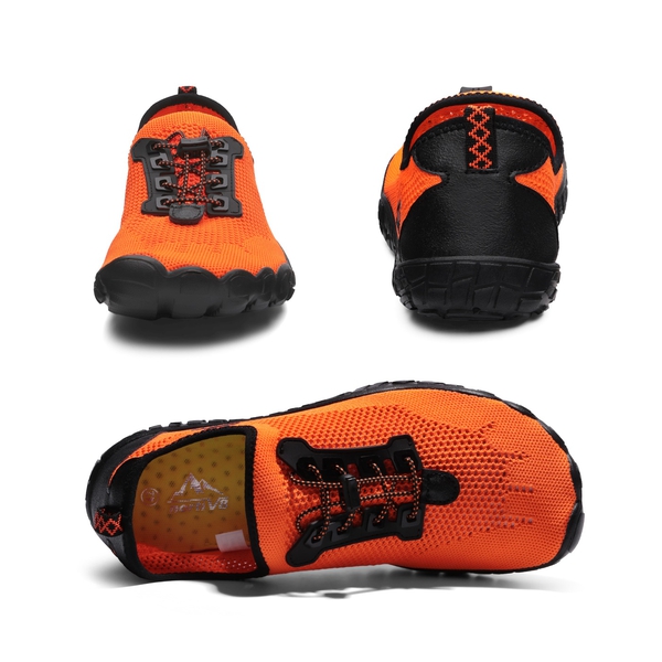 Men's Barefoot Water Shoes  - ORANGE - 4