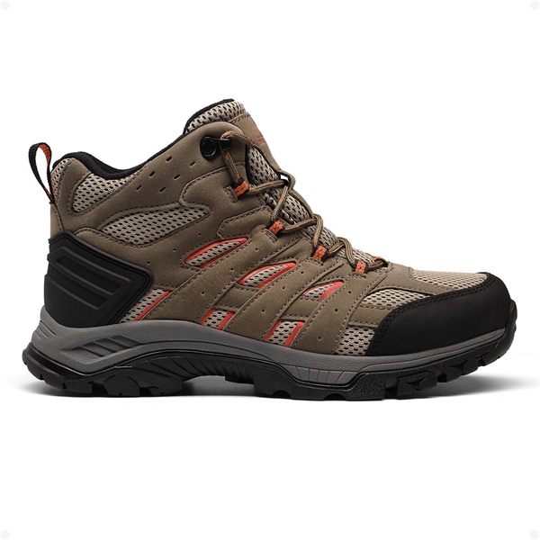 Women's Lightweight Waterproof Hiking Boots - BROWN-ORANGE - 2