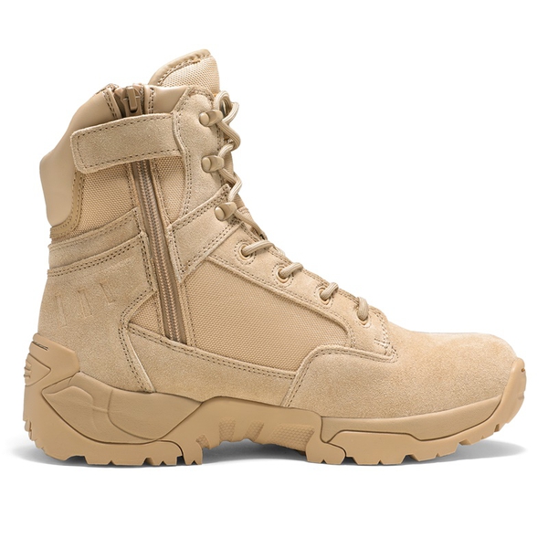 Men's Military Wide Fit Work Boots【Wide Fit】 - SAND - 2