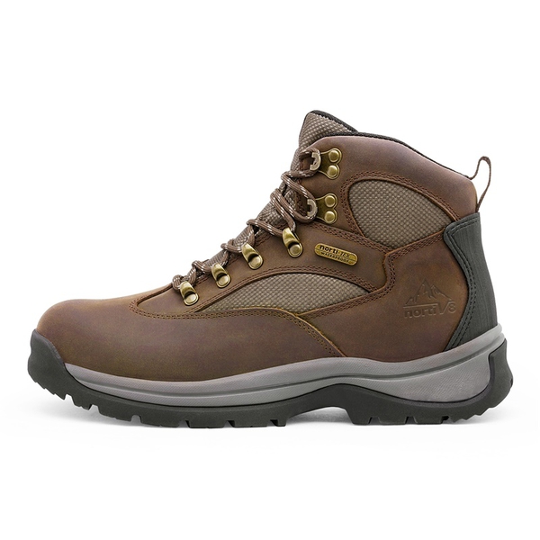 Men's Waterproof Backpacking & Hiking Boots - BROWN - 1