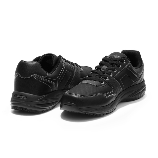 Men's Kitchen/Restaurant Oil Resistant Work Shoes  - BLACK - 6