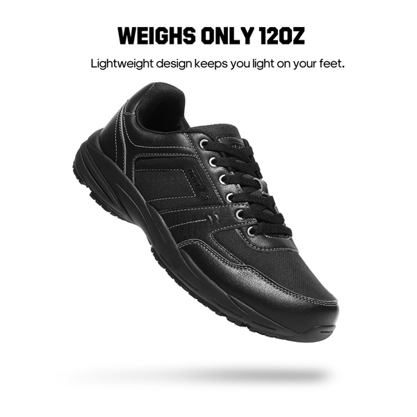 Men's Kitchen/Restaurant Oil Resistant Work Shoes  - BLACK - 5