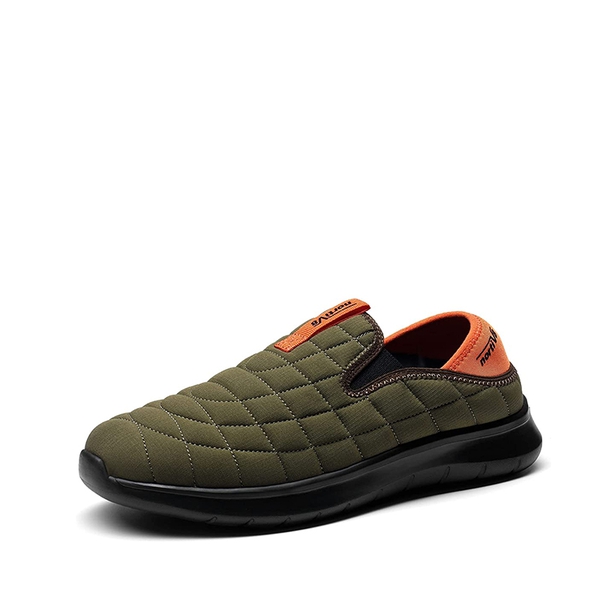 Unisex Hiking Slip-On Walking Shoes - ARMY-GREEN -  0