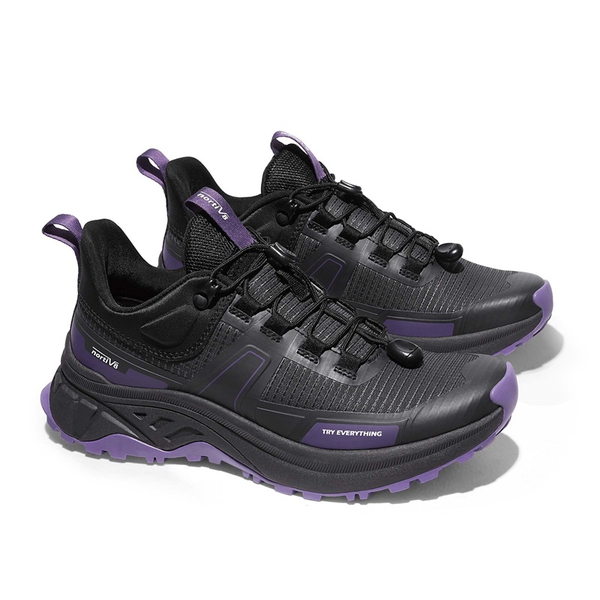 [Gladiator] Women's Lightweight Comfort Hiking Shoes - BLACK-PURPLE - 4