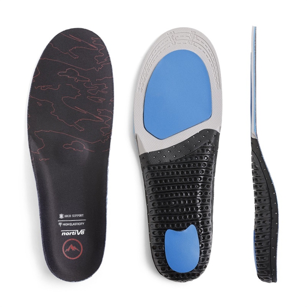 Insoles for Men and Women for Everyday Use - BLACK-RED - 3