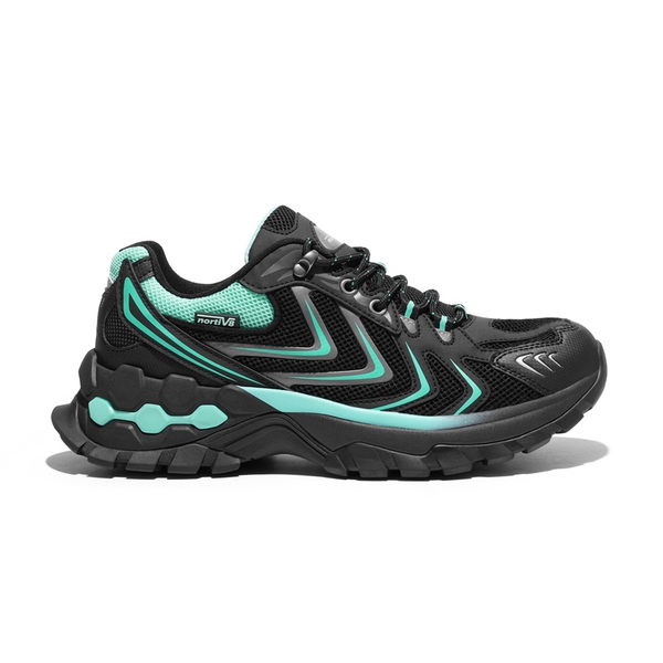 [Polar Bear Series] Men's Breathable Hiking Shoes - BLACK-BLUE - 1