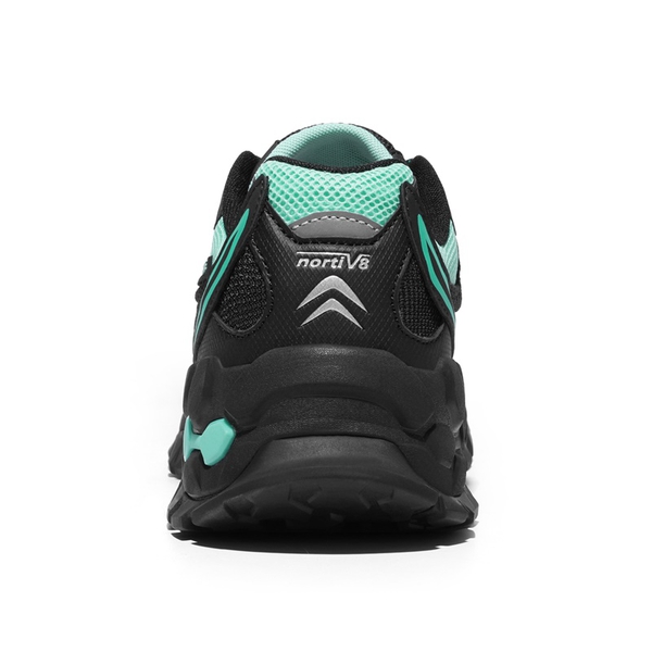 [Polar Bear Series] Men's Breathable Hiking Shoes - BLACK-BLUE - 4