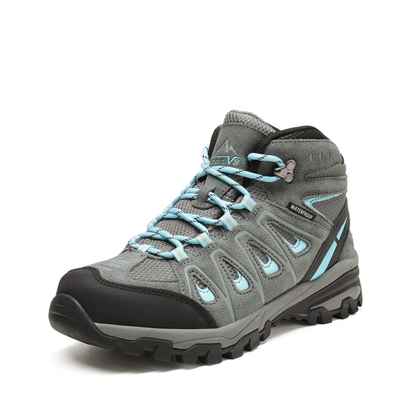[Seeker] Women's Waterproof Hiking Boots - GREY BLUE -  0