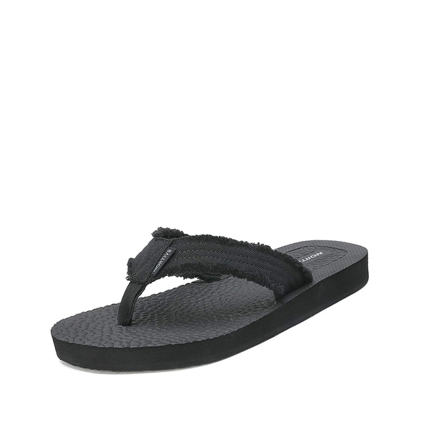 Men's EVA Thong Flip Flops - BLACK -  0