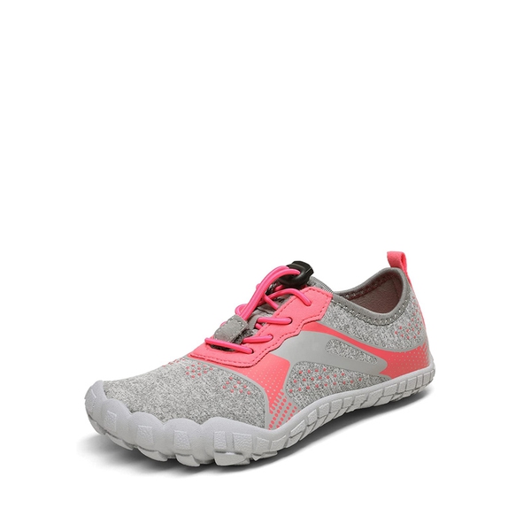 Kids Water Shoes - LIGHT GREY WATERMELON RED -  0