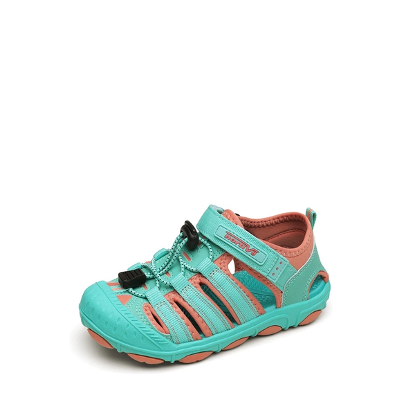 Kids Closed Toe Athletic Outdoor Sandals - MOON RED -  0