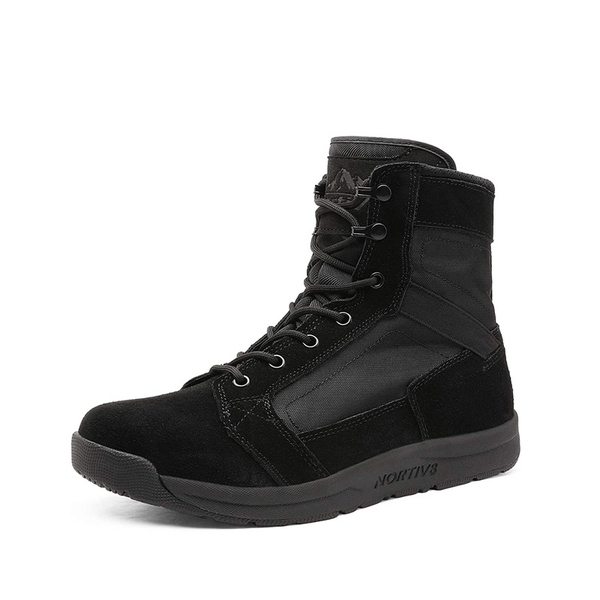 BLACK SUEDE Lightweight Tactical Boots | Military Combat  display picture 2