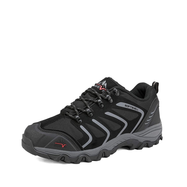 [Armadillo Series] Men's & Women's Waterproof Hiking Shoes - BLACK-DARK-GREY -  0