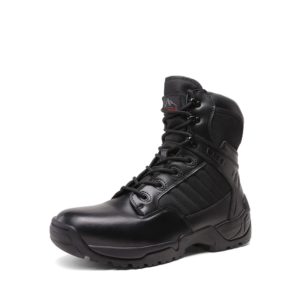 Men's Tactical Work Boots - BLACK -  0