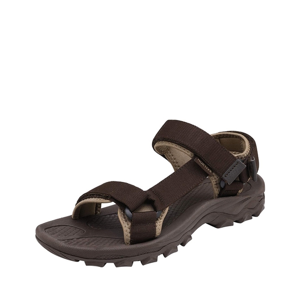 Men's Open Toe Sports Sandals - BROWN -  0