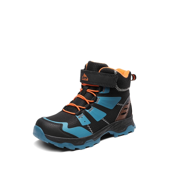 Kids Hiking Boots - BLACK BLUE -  0
