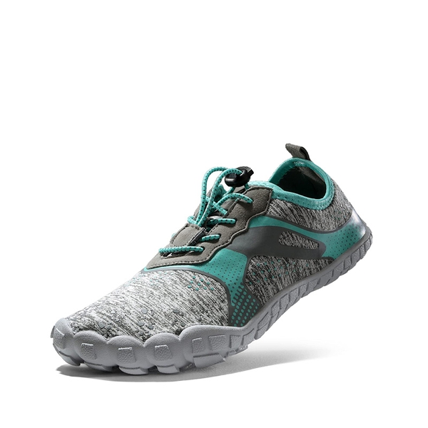 Women Water Shoes for Beach, Lake & More - LIGHT GREY MINT GREEN -  0