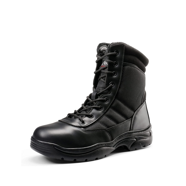 Men's Military Tactical Combat Boots - BLACK -  0