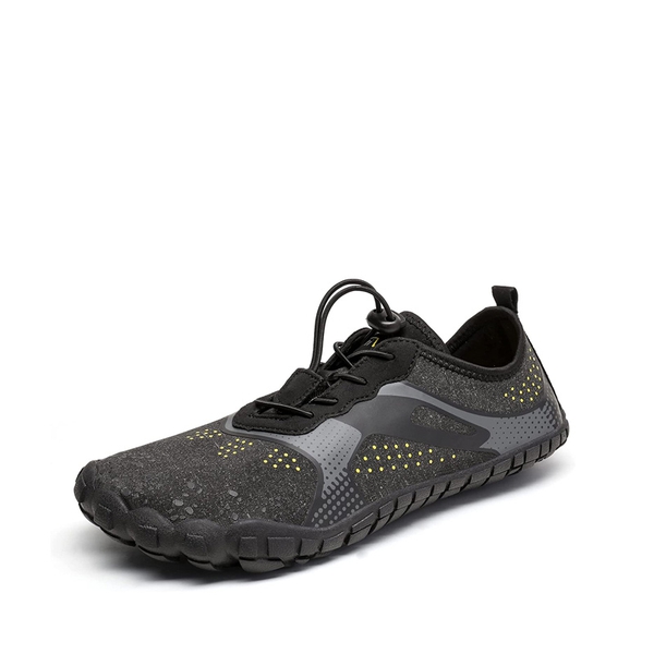 Men's Lightweight Water Shoes - BLACK DARK GREY -  0