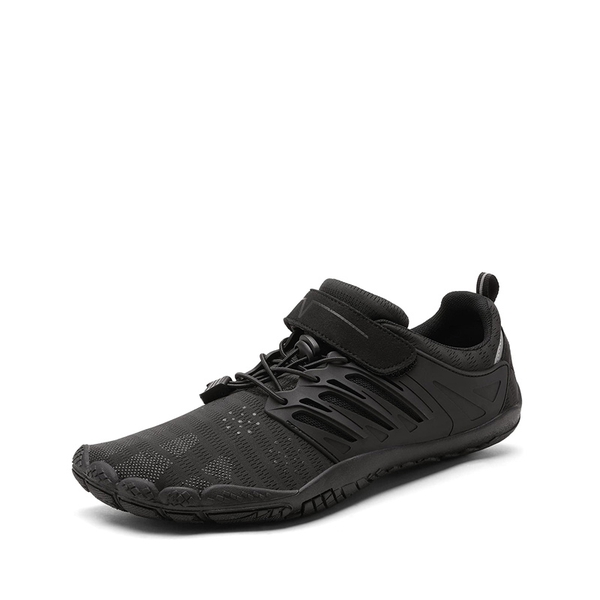 Men's Barefoot Minimalist Trail Running Shoes - BLACK -  0