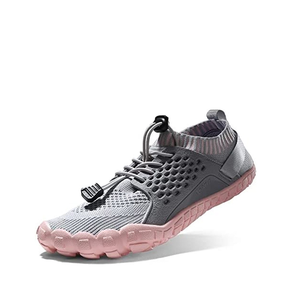 Women's Quick-Dry Aqua Water Shoes - LIGHT GREY PINK -  0