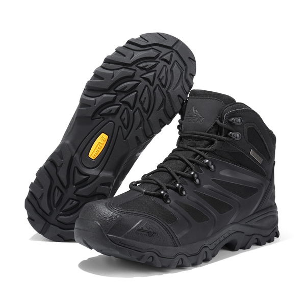[Armadillo Series] Men's & Women's Waterproof Hiking & Walking Boots - ALL BLACK - 1