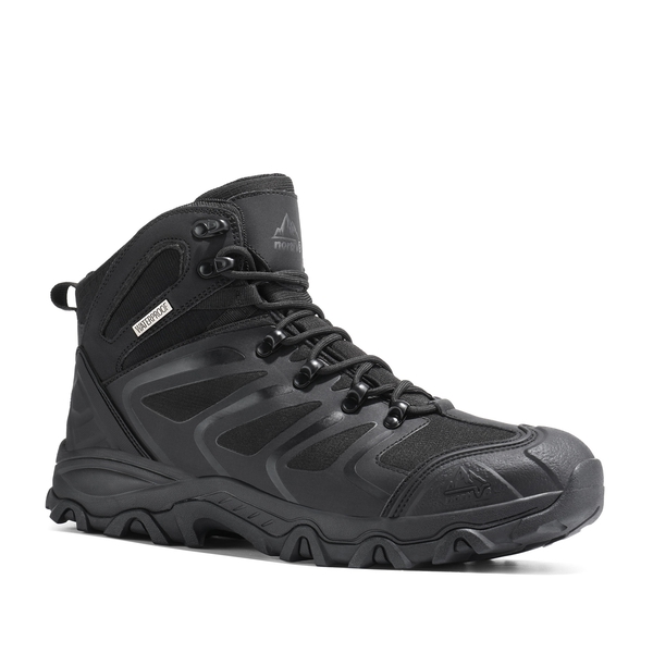 [Armadillo Series] Men's & Women's Waterproof Hiking & Walking Boots - ALL BLACK - 3