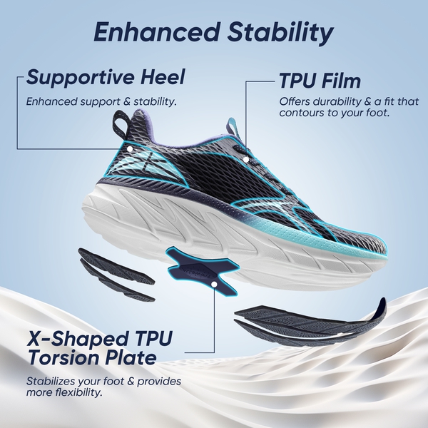 [AllSwifit 1.0] Women's Mesh Lifestyle Sneakers - BLUE - 5
