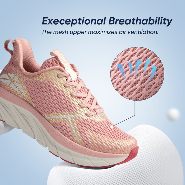 [AllSwifit 1.0] Women's Mesh Lifestyle Sneakers - PINK - 6