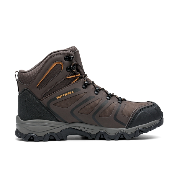 [Armadillo Series] Women's & Men's Wide Waterproof Hiking Boots【Wide Fit】 - BROWN-BLACK-TAN - 2