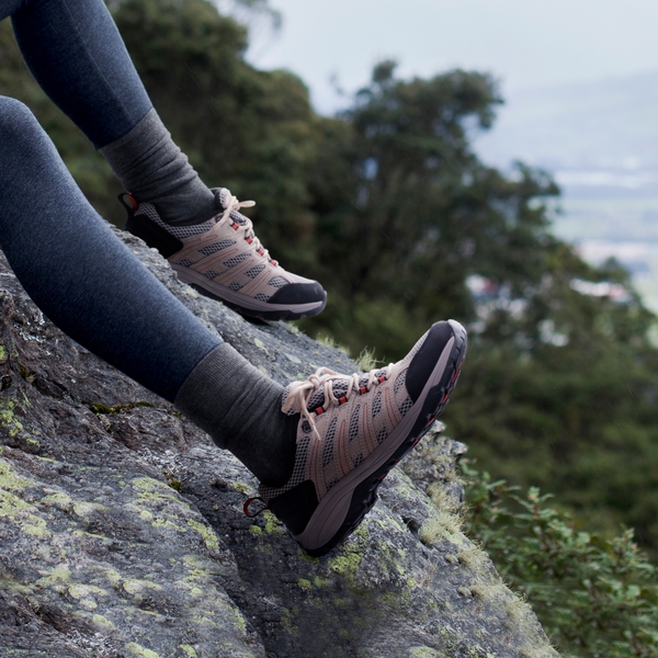 SAND Women's Wide Suede Lightweight Hiking Shoes